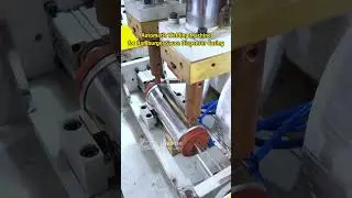 Automatic Spot Welding Machine For Hamburger Sauce Dispenser Casing #spotweldingmachine