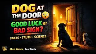What happens if a dog sits at the door? Truth, science, and beliefs #dog #facts #vastu