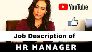 Roles and Responsibilities of HR Manager | Team Management