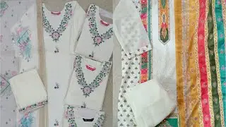 Christmas special White 3pice sets with lining, real mirror work 🎉🎉order 8247602830