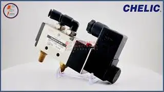 Chelic Solenoid Pneumatic Valve SV-6102 | 24VDC 2-Position
