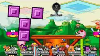 Super Smash Bros Crusade 0.9.5 6 Player CPU Battle on Plaleaf