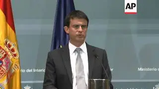 SPANISH AND FRENCH INTERIOR MINISTERS COMMENT ON ETA