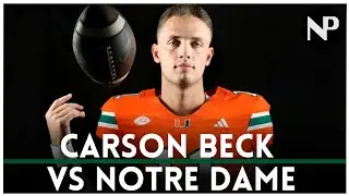 Miami vs Notre Dame | Carson Beck NFL Draft Film