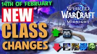 *NEW* Class Changes - THE WORST TUNNING EVER (MUST SEE) AHAHAHAHAHHAH | World of Warcraft Midnight