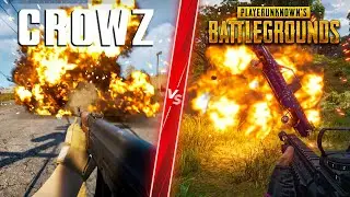 CROWZ vs PUBG - Direct Comparison! Attention to Detail & Graphics! PC ULTRA 4K