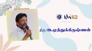 WRITER MUTHUKRISHNAN Speech KKV62 TKC70