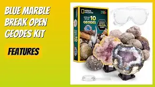 REVIEW (2026): Blue Marble Break Open Geodes Kit. Features