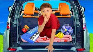 MEU IRMÃOZINHO GABRIEL Fez um QUARTO SECRETO no CARRO DO MEU PAI