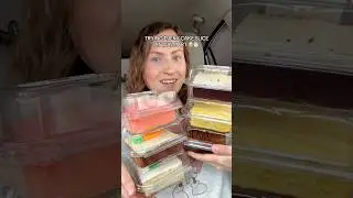 Trying EVERY Cake Slice at Walmart so YOU Don't Have To 🧁 #walmartfinds #cake #dessert
