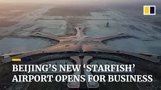 Beijing's new 'starfish' airport opens for business