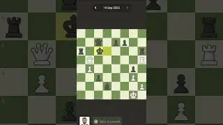 Mate in 2! #chess #chesspuzzlesmatein2 #chessdaily