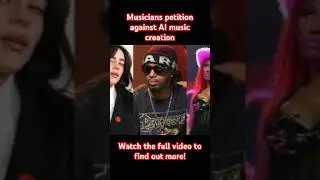 Nicki Minaj, Billie Elish,Musicians vs. AI: Creative Rights Battle! #Music #AI #Technology #Podcast