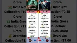 Baaghi 4 ⚡ vs War 2 🔥 | Day 1&22 days  Box Office Clash | Tiger Shroff vs Hrithik&ndash;Jr NTR 💥