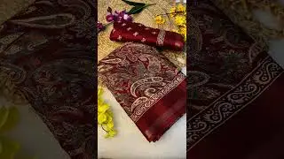 soft cotton type material, running blouse with butis, and border please like share and subscribe