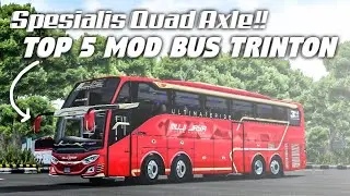 Spesialis Quad Axle!! TOP 5 MOD BUS TRINTON | MOD BUSSID