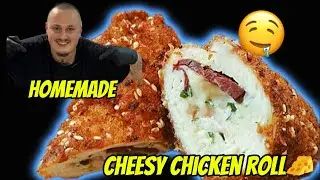 CHEESYYY Chicken Roll 🧀😱🔥ŠOKIRAN sam! 🤤🔥