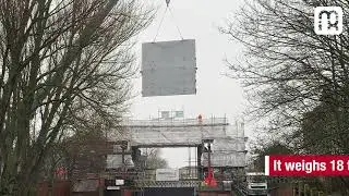 Huge flood gate swung into place on York&rsquo;s Foss Barrier