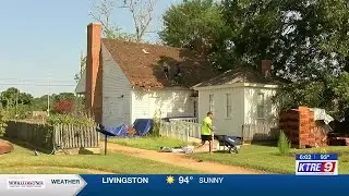 2nd-oldest building in Nacogdoches gets roof repair
