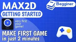 Max2D Getting Started: Make your first game in just 2minutes! 