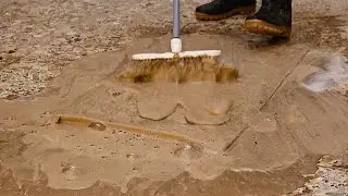 Satisfying Deep Cleaning of an Extremely Dirty Old Rug | ASMR Carpet Restoration