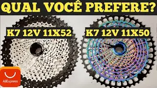 UNBOXING DUPLO ALIEXPRESS - QUAL DOS 2 VOCÊ PREFERE?  K7 12V 11X52 SUNSHINE X K7 12V 11X50 ZTTO