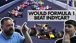 How Fast Would Formula 1 Go at the Indy 500? British Father and Son Reacts!
