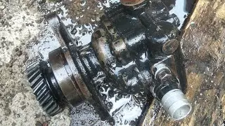 Oli power steering 6d 22 muntah dan mengeluarkan tekanan udara di pengisian oli