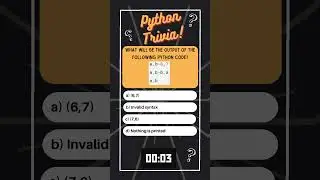 Python Trivia   Tuple 25 #coding #python #techcommunity #shorts #trending #viral #datascience