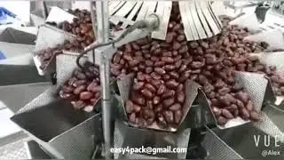 weighing and packing system for dates at customer factory