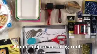 Relief print supplies - online printmaking class