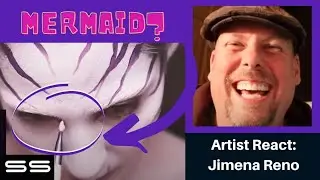 Jimena Reno ... SECRETLY a Mermaid painter? 🧑‍🎨