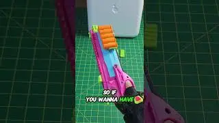 Бластер Nerf с разрывным механизмом и выбросом гильз