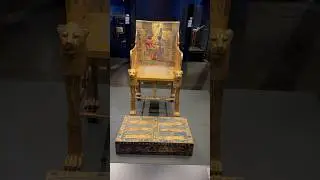 Tutankhamun&rsquo;s Throne at the Grand Egyptian Museum &mdash; Royal Detail at Its Peak 👑