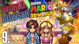 Уровень лавы DOOM! SUPER MARIO 3D WOLRD (Мир 8, часть 2)