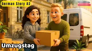 Learn German | Deutsch Lernen | German for beginners | Anna & Paul Move into Their New Apartment