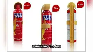 Fire extinguisher at home. Fire Stop. #fire #fireextinguishers #familyfriendly #safetyfirst
