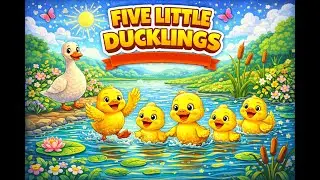 Five Little Ducklings | Baby Songs & Nursery Rhymes for Toddlers | Kids Learning Songs