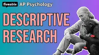 AP Psychology - Descriptive Research Methods