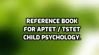 reference book for aptet 2023 , ts tet 2023 .
