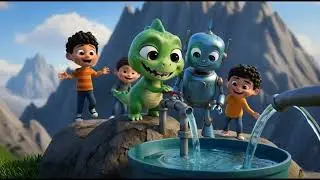 Baby Dino Saved Our Village Water 😱💧 | Emotional Dinosaur Story