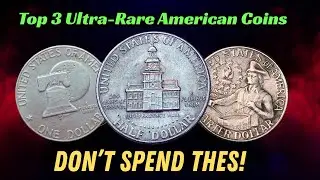 Top 3 Ultra-Rare American Coins Ever Found 💰 One Sold for MILLIONS!