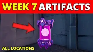 All 5 (WEEK 7) Alien Artifacts Locations Guide in Fortnite! (New Alien Artifacts)
