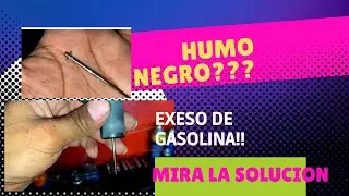Mi motoneta saca mucho humo negro!! Y tarda para encender Mira la solución