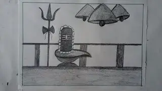 Shivling Drawing Very Easy Step By Step Drawing Tutorial // Mahashivratri Special Drawing 