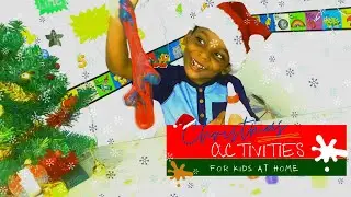 Christmas Activities For Kids At Home - DIY Holiday Slime - Vlogmas 2020