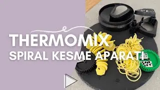 Spiral Kesme Aparatı nasıl kullanılır? #Thermomix