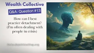Question 13: How can I best practice detachment? (I'm often dealing with people in crisis)