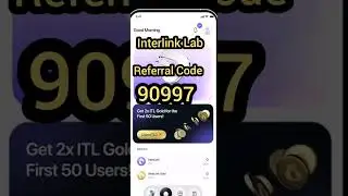 Interlink lab airdrop mining app referral code | Interlink lab mining app invitation code #interlink