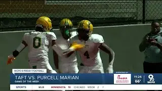 Taft knocks off Purcell-Marian, 14-7